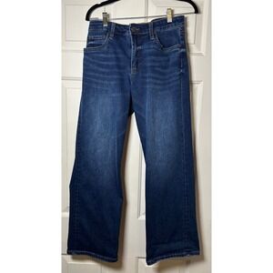Kut from the Kloth Dark Blue Wide-Leg Jeans